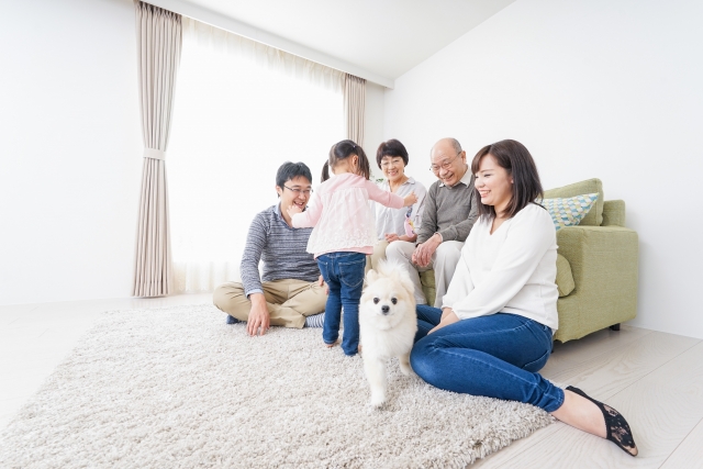 明るい家族